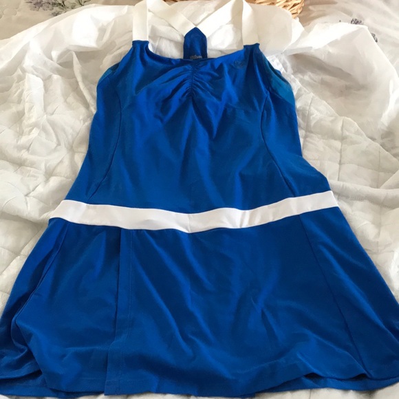 Wilson Dresses & Skirts - Wilson Tennis workout Dress skirt  Blue & White